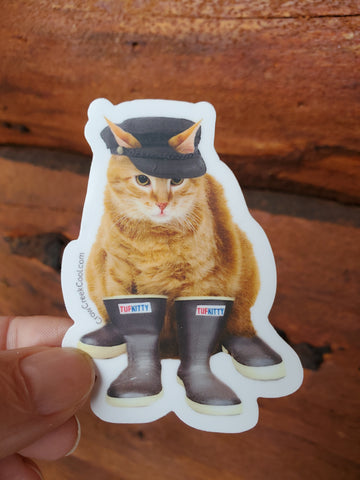 Tough Kitty Sticker