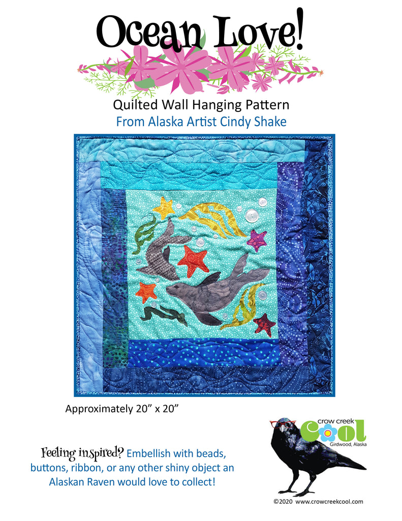 Ocean Love - Digital Download Quilted Wall Hanging Pattern