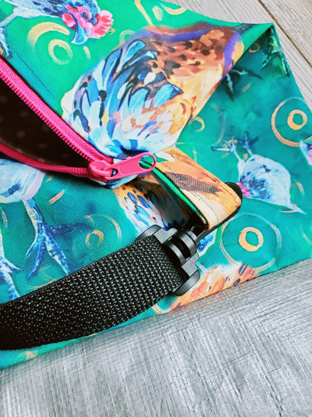Cross Body Barrel Chicken Bag