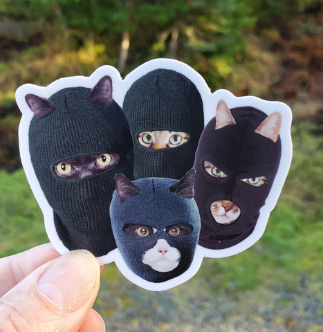 Cat Burglar Sticker