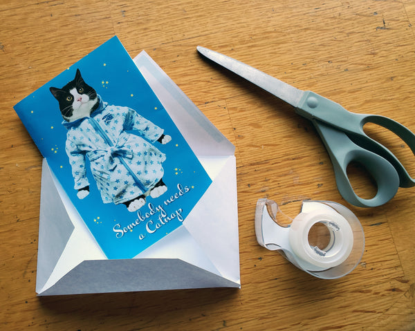Digital Download Printable Notecards - COOL CATS