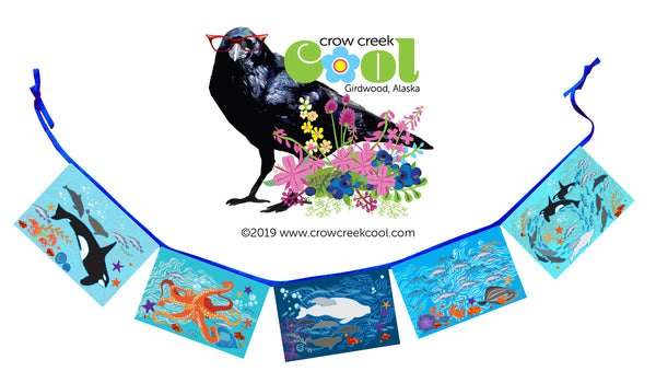 Alaska Ocean Garden Flags