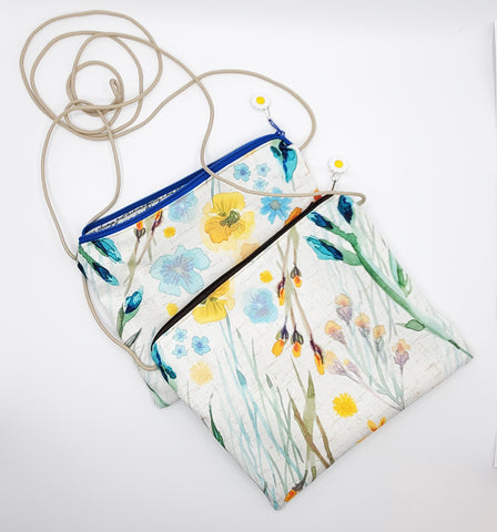 Original Affirmations Bag - Blue or Brown Zipper