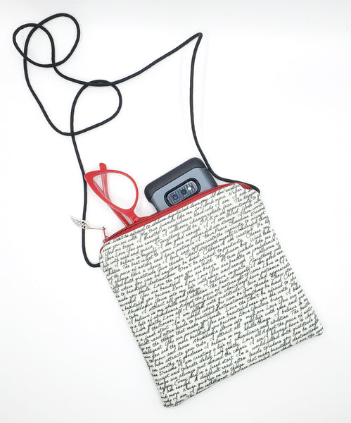 Affirmation Go-Anywhere Bag - Red Zipper, Black Cord
