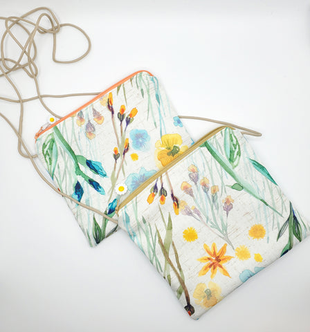 Affirmations Bag - Apricot or Tan Zipper