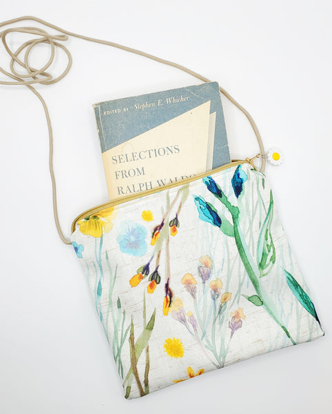 Affirmations Bag - Apricot or Tan Zipper