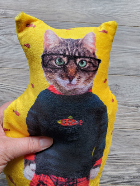 Cat Nap Nigel Plushie Pillow - SAMPLE SALE