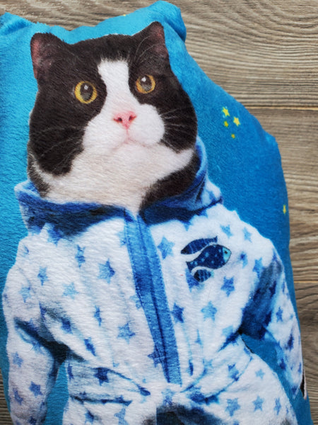 Cat Nap Peepers Plushie Pillow - SAMPLE SALE