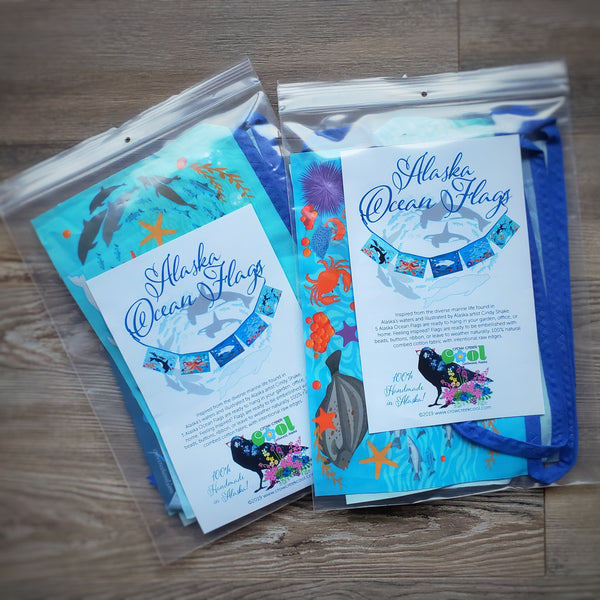 Alaska Ocean Garden Flags