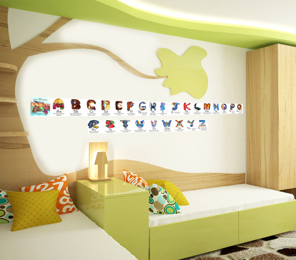 Alaska Animal Alphabet Poster Strips