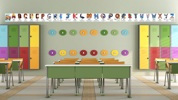 Alaska Animal Alphabet Poster Strips