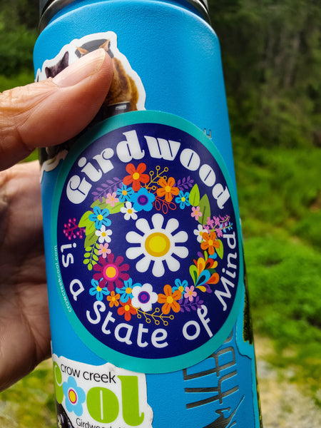 Girdwood is a State of Mind - Sticker