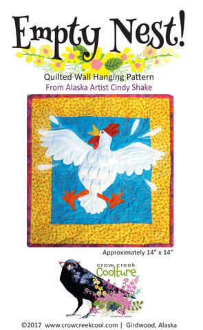 Quilted Wall Hanging Pattern - Empty Nest!