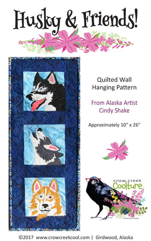 Quilted Wall Hanging Pattern - Husky & Friends!