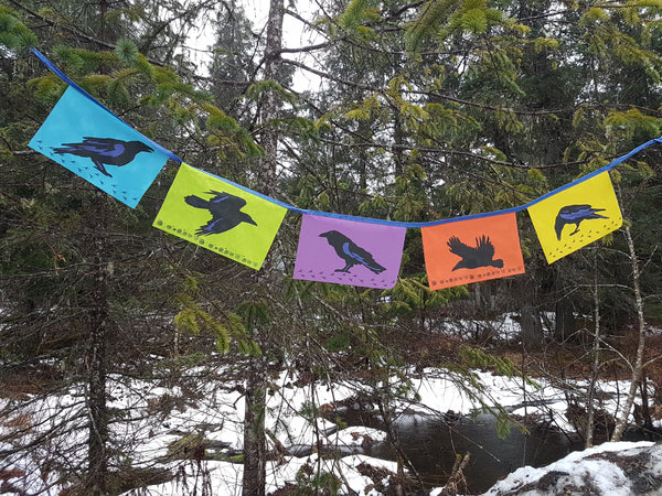 Raven Garden Flags