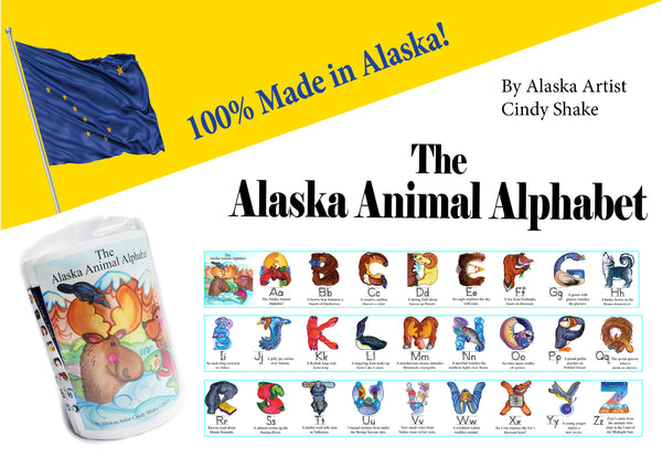 Alaska Animal Alphabet Poster Strips