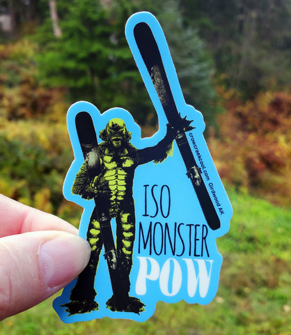 ISO Monster POW Sticker